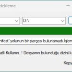 HDD Dizin Yedekleme