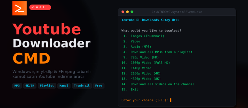Youtube Downloader Cmd