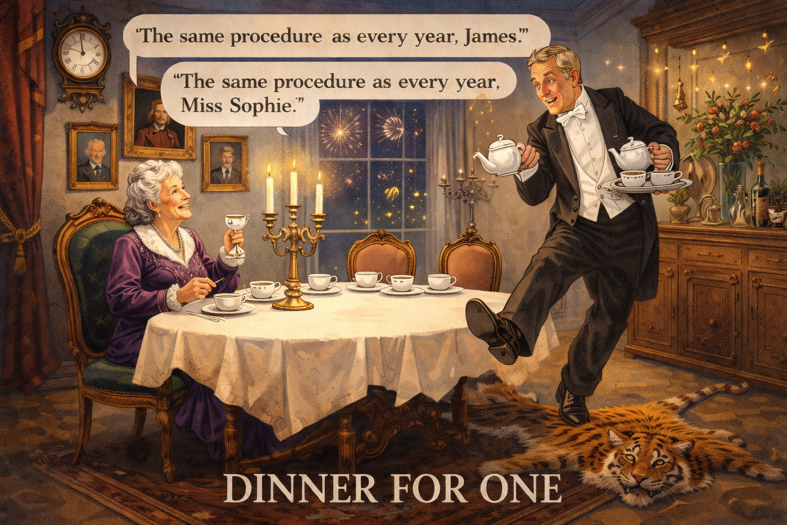 Dinner for One: Televizyon Tarihinin En İlginç Yılbaşı Geleneği