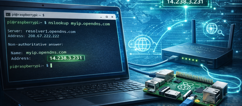 Raspberry Pi’de Dış IP Sorgulama