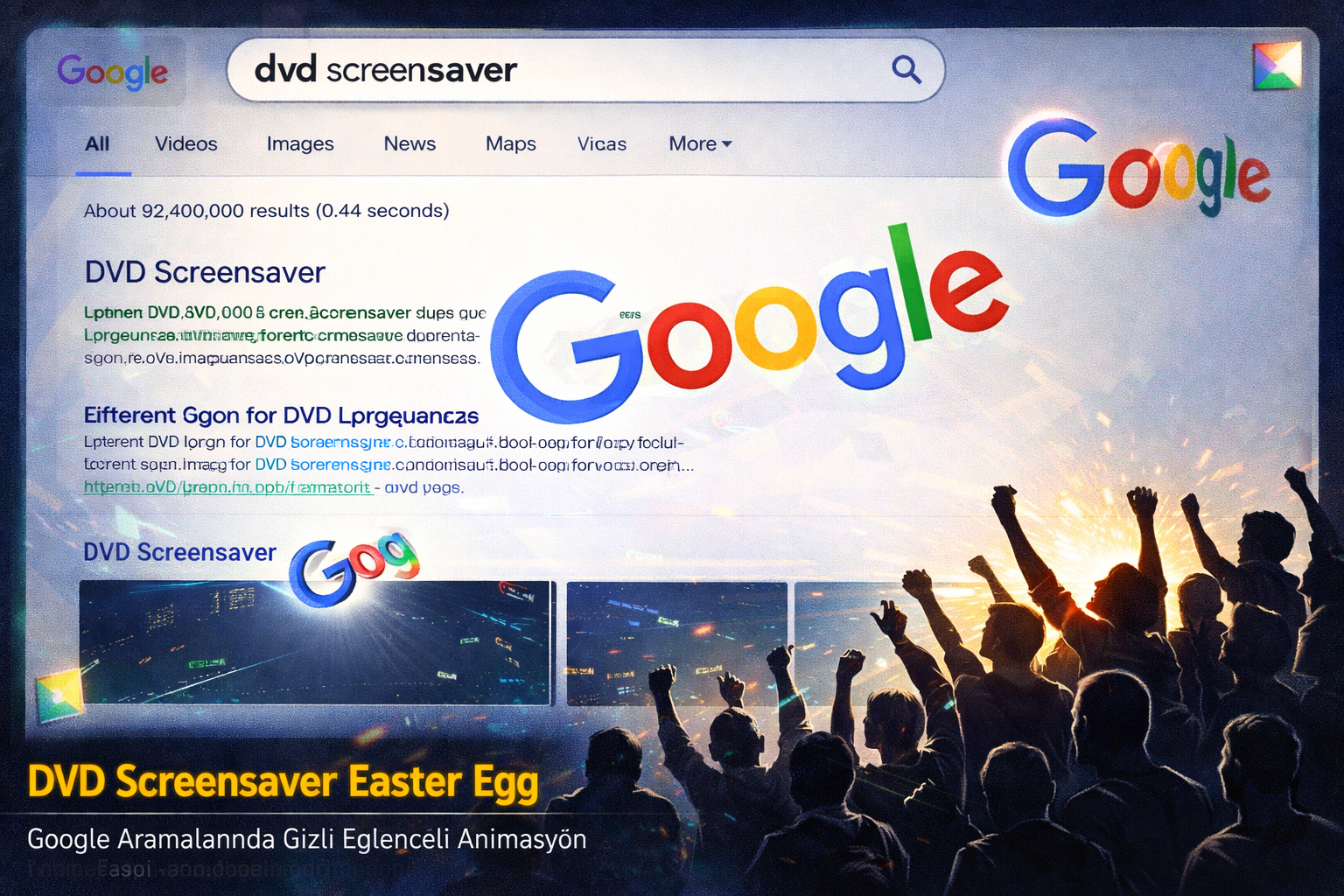 DVD Screensaver Easter Egg: Arama Sonuçlarında Gizlenen Eğlenceli Sürpriz