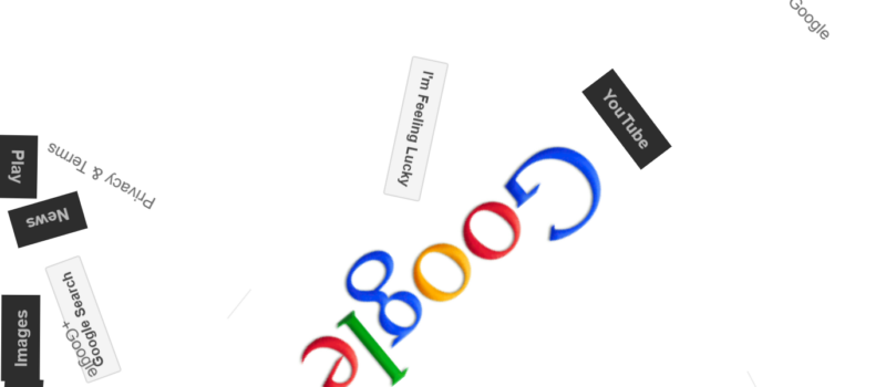Google Gravity İnternetin Eğlenceli Yerçekimi Deneyi