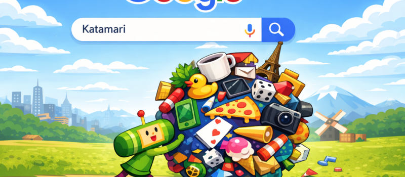 Google Katamari Easter Egg’i ve Klavyeyle Eğlenceli Dakikalar