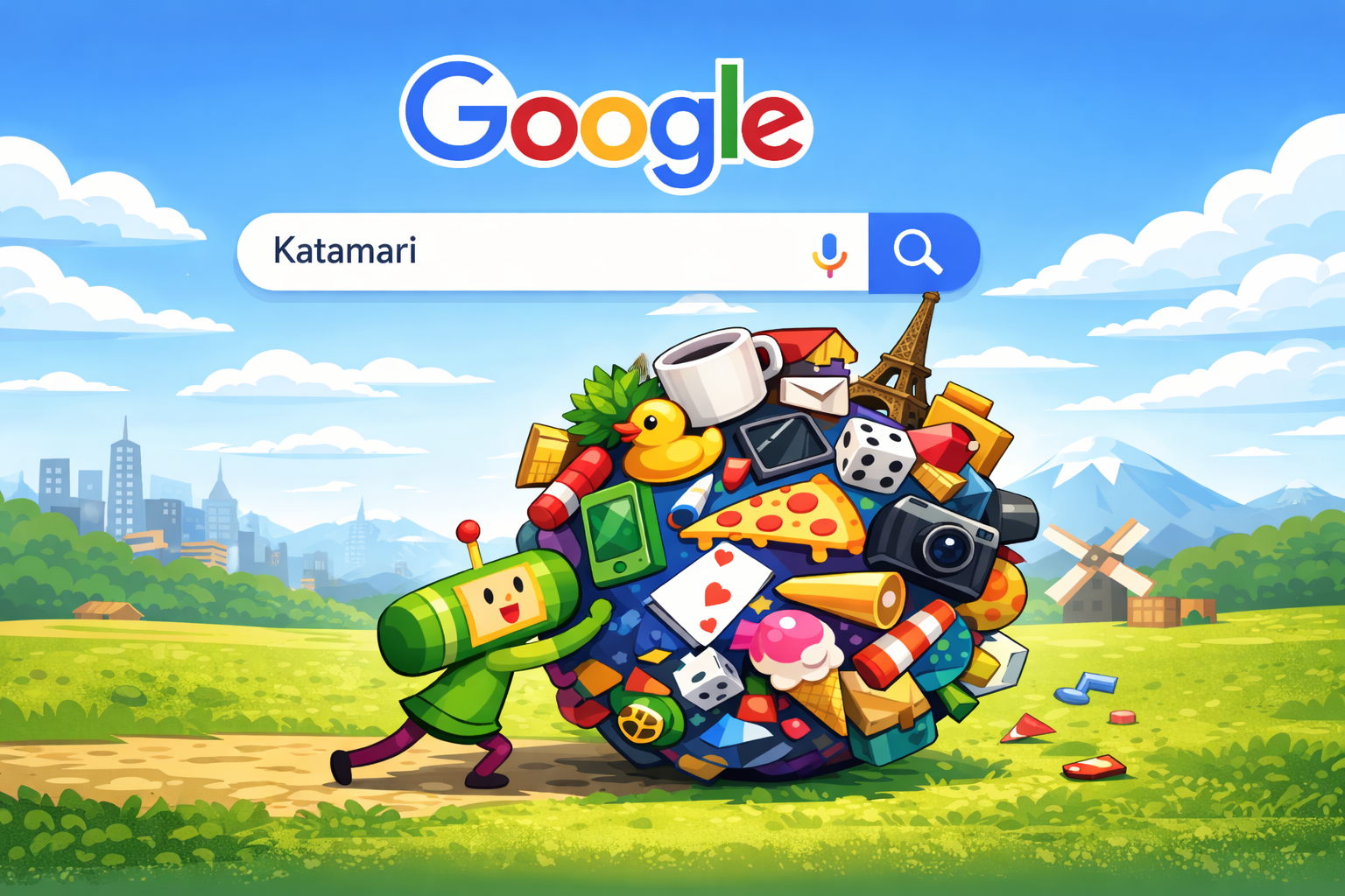 Google Katamari Easter Egg’i ve Klavyeyle Eğlenceli Dakikalar