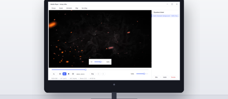 Media Player (Kutay Utku) İncelemesi: Windows İçin Sade, Hızlı ve Güçlü Bir Medya Oynatıcı