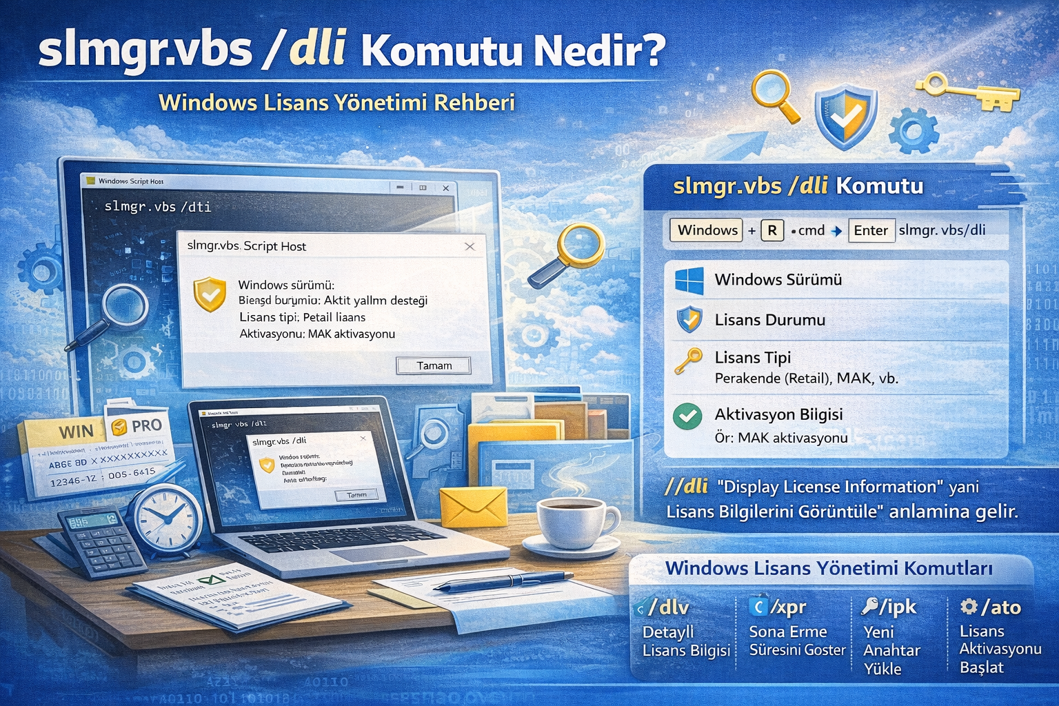 Windows Lisans Durumu Nasıl Kontrol Edilir
