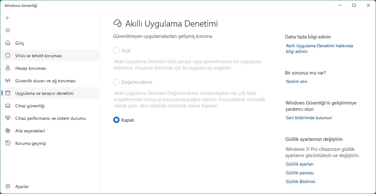 Windows 11’de Engellenen Program ve Oyunlar Nasıl Açılır? (Akıllı Uygulama Denetimi Rehberi)